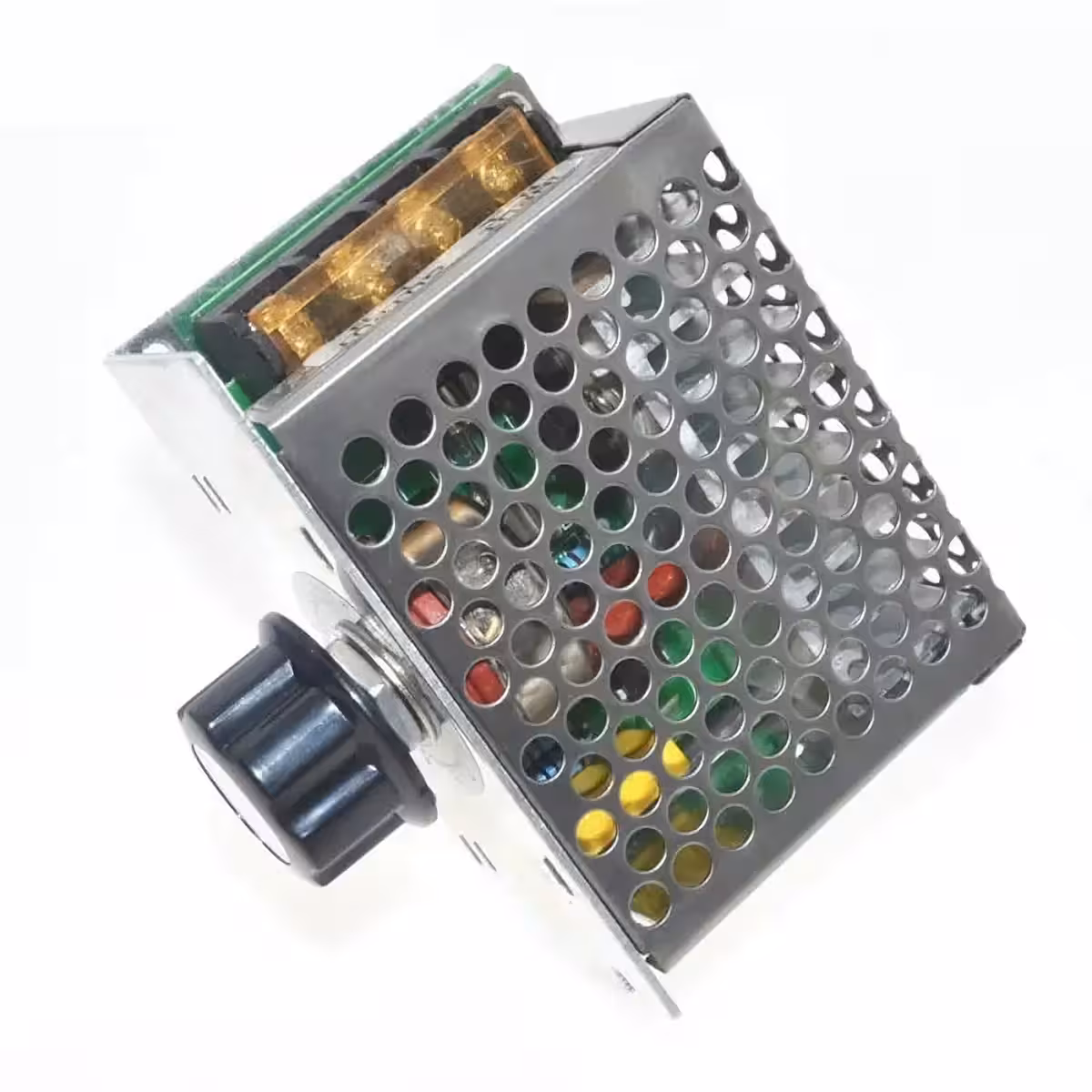 Viršutinis greičio reguliatoriaus vaizdas elektriniams įrankiams