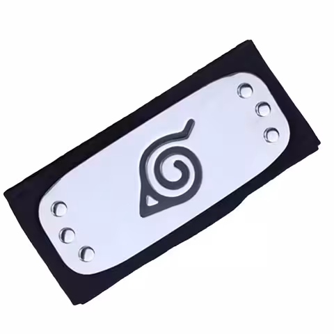 Originali Naruto galvos juosta – Konoha lapų kaimo cosplay aksesuaras