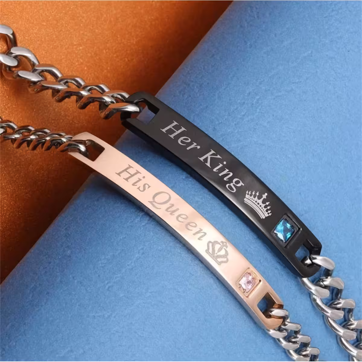 Atsparios įbrėžimams apyrankės iš nerūdijančio plieno ir titano, lazeriu graviruotos