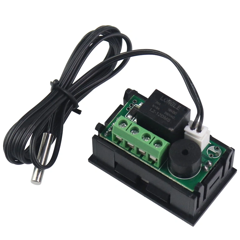 7A rele skaitmeniniam termostatui 12V Rele termostatas šildymui ir vėsinimui valdyti 12V