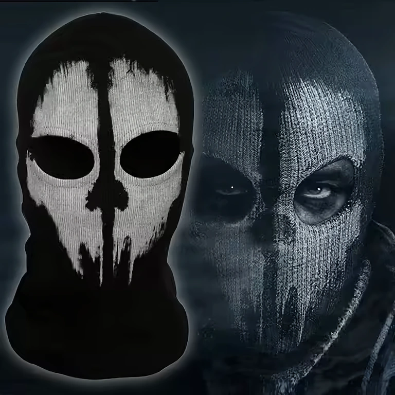 Termo Call of Duty Ghosts kaukė, ideali žiemos sportui, slidinėjimui ir snieglenčių sportui