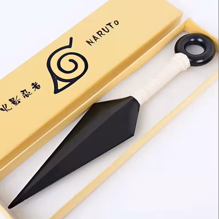 Naruto Kunai Ninja peilis – ABS plastiko 1:1 replika anime gerbėjams