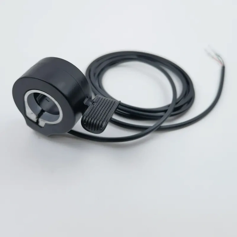 Dviračio akseleratoriaus piršto sklendė Pirštu valdomas sklendės mechanizmas dviračio greičiui reguliuoti