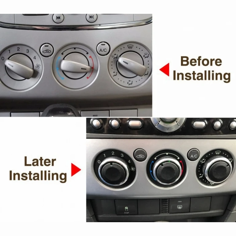 Borto klimatrónico/AC mygtukų rinkinys – įvairi suderinamumas