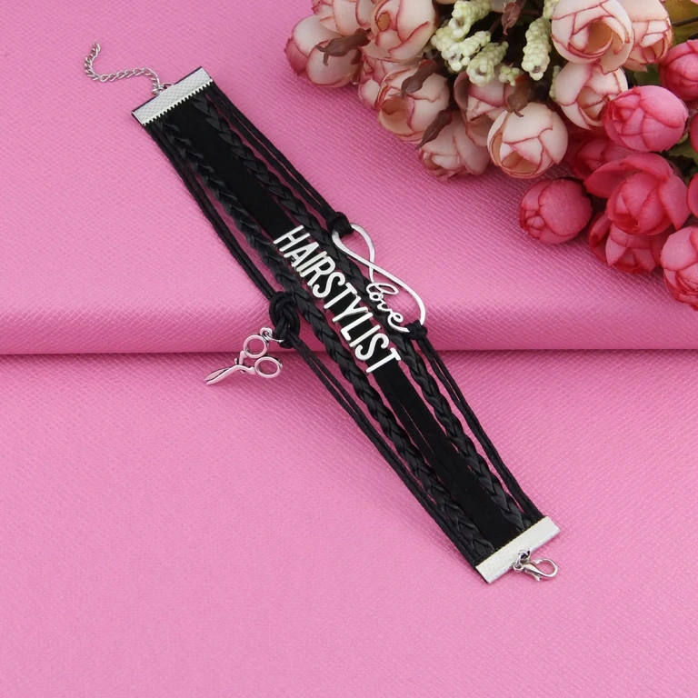 Vyriškas pintas aksesuaras, puikiai tinkantis kirpėjams ir stilistams