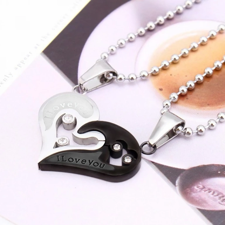 Širdies formos grandinėlės, ideali dovana poroms