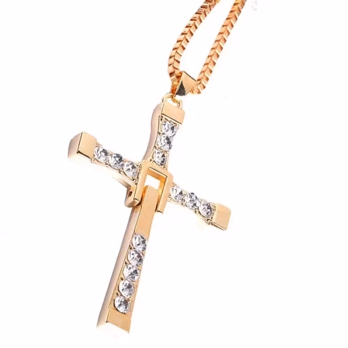 Auksinė kryžiaus grandinėlė Vin Diesel iš Fast and Furious filmo