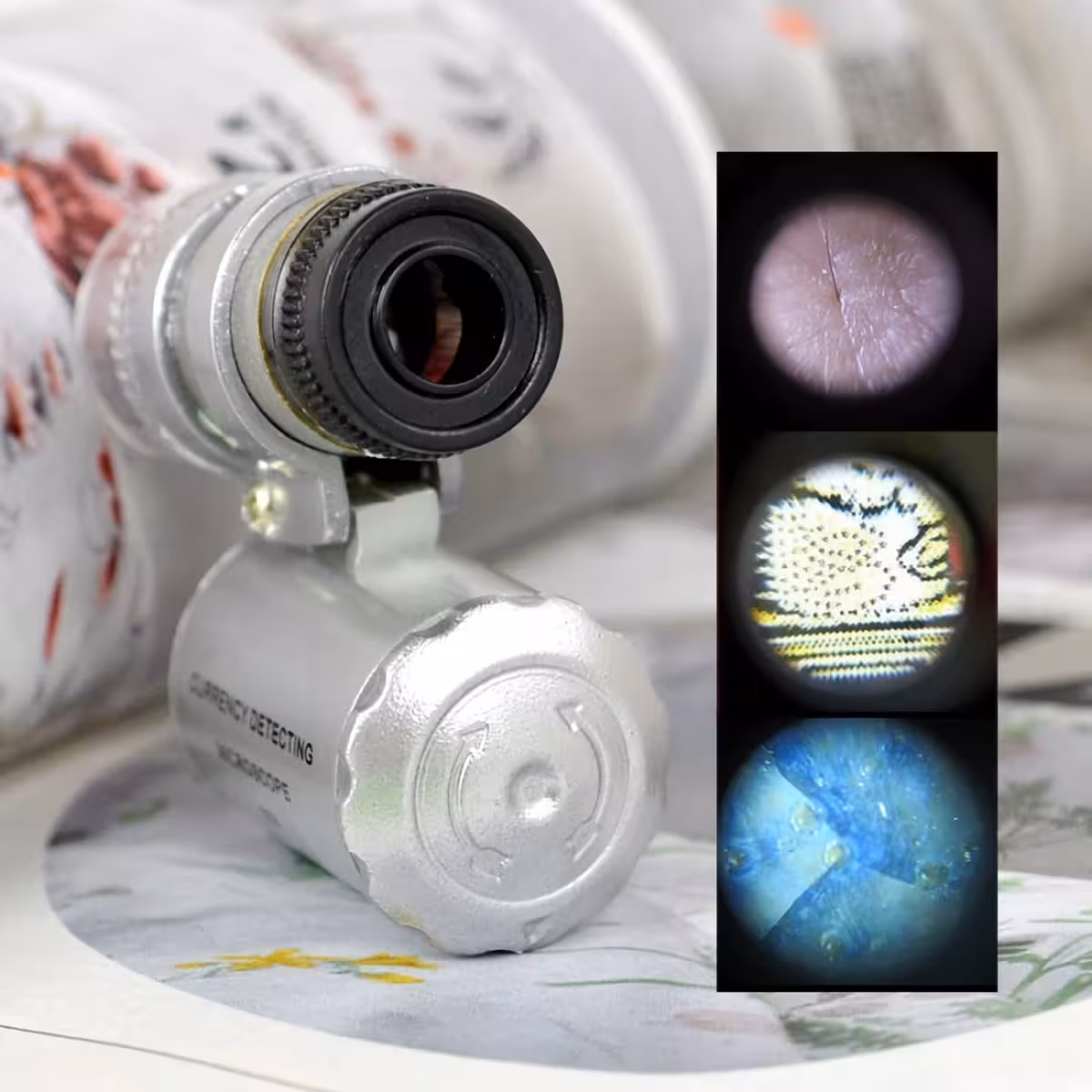 Didelio didinimo mikroskopas 60x, tinka hobiui ir profesionalams