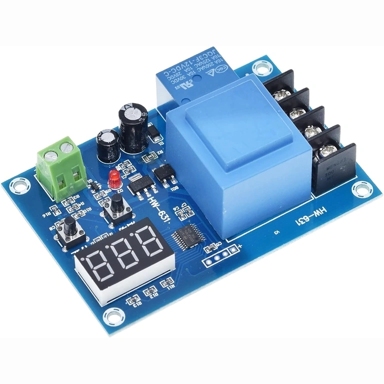 Skaitmeninis modulis su apsauga nuo ličio jonų ir svino perkrovos