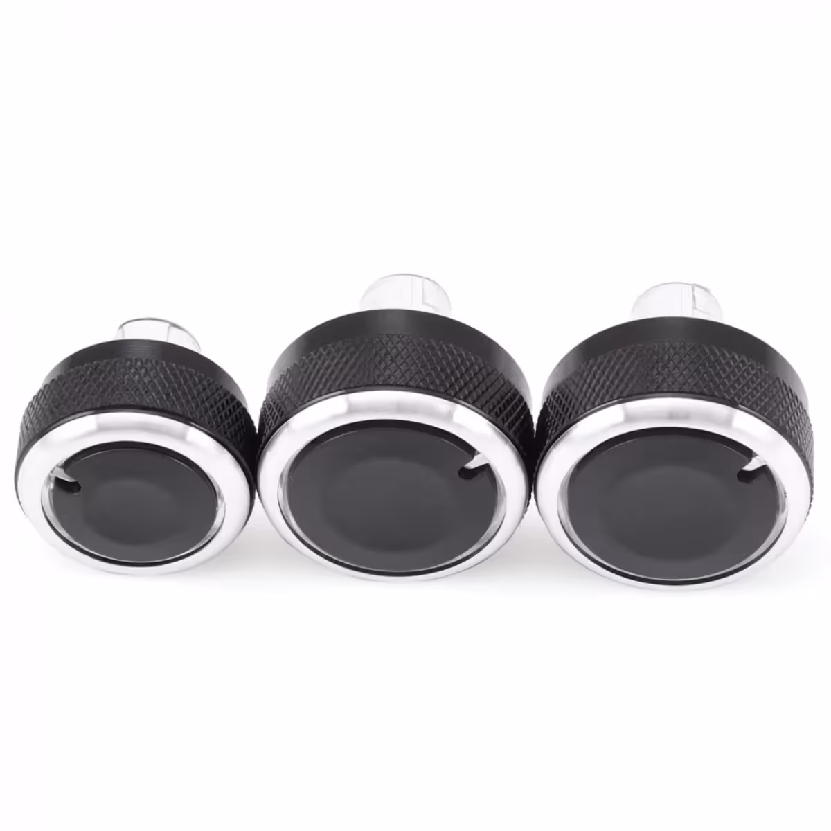 AC panelės mygtukai su moderniu dizainu – pilnas 3 dalių rinkinys