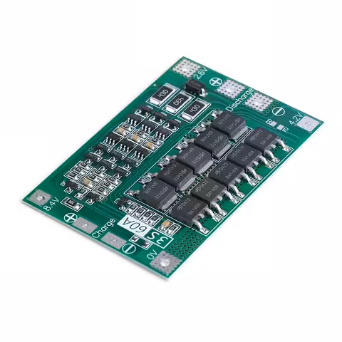 BMS 3S 60A modulis Li-Ion 18650 akumuliatoriams – Įkrovimo, iškrovimo ir balansavimo apsauga