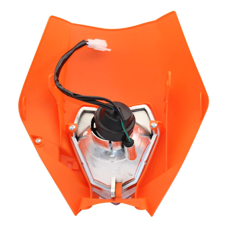 Agresyvus Streetfighter dizainas su LED žibintu ir polipropileno kauke