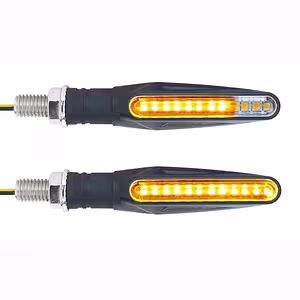 Universali LED motociklo posūkio signalų sistema scuteriui ir ATV