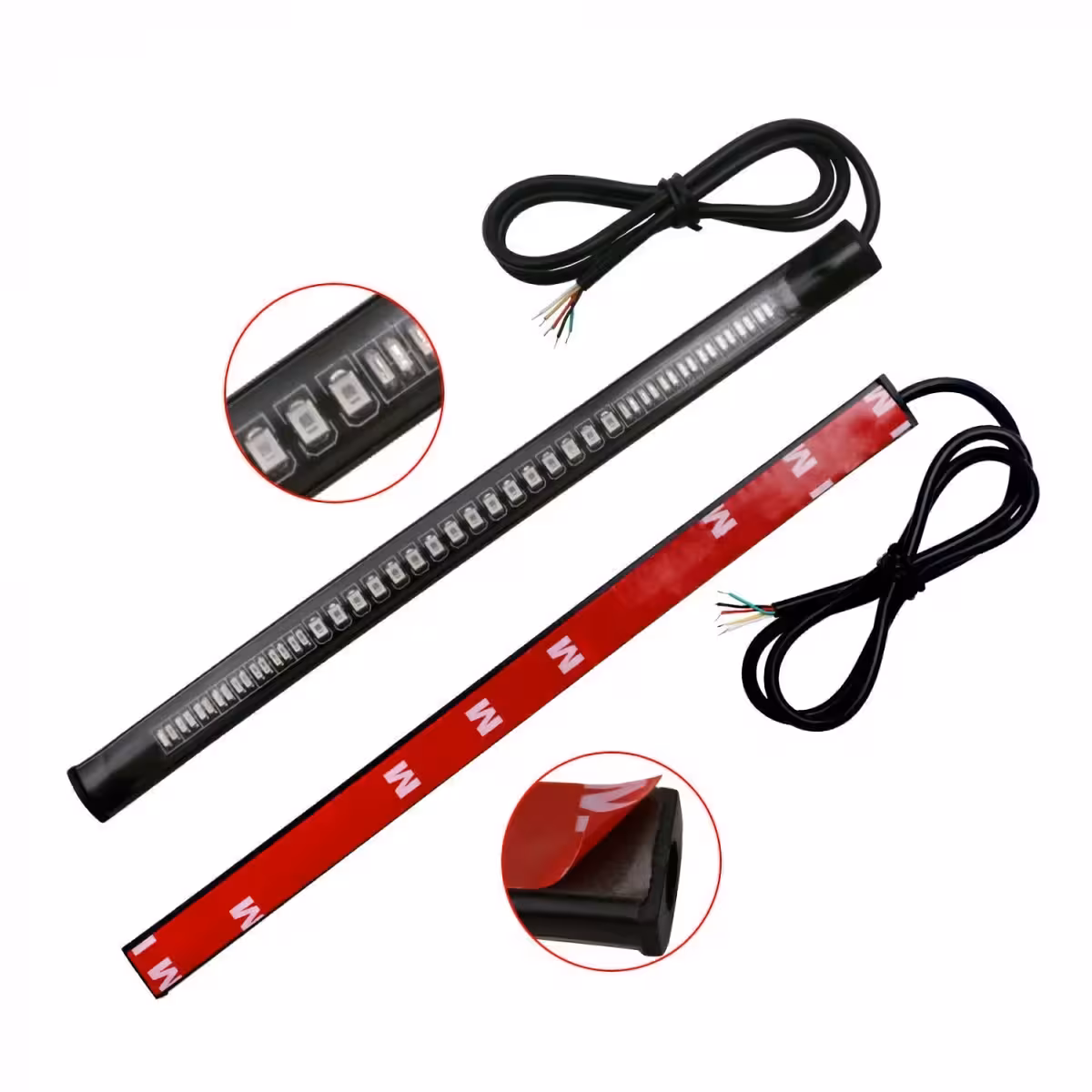 LED juosta, tinka bet kokiam motociklo ar paspirtuko modeliui