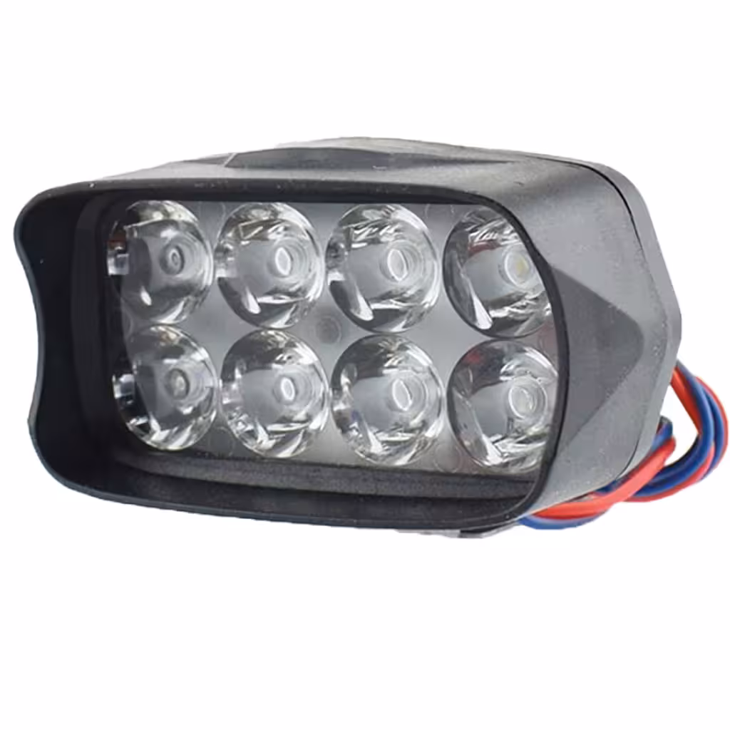 Universali LED motociklo žibintų lempa 12–85V – Motociklui, dviračiui, paspirtukui, ATV