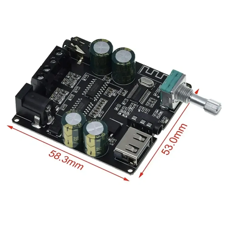 Kompaktiškas Hi-Fi modulis su Bluetooth jungtimi