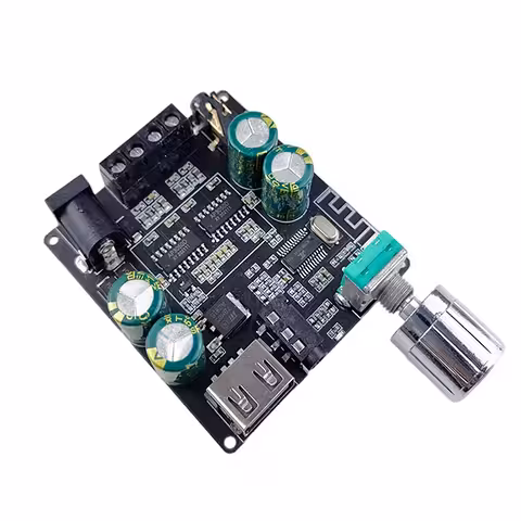 Bluetooth Hi-Fi stereo stiprintuvas 2x100W klasė D – Profesionalus automobilio stereo modulis