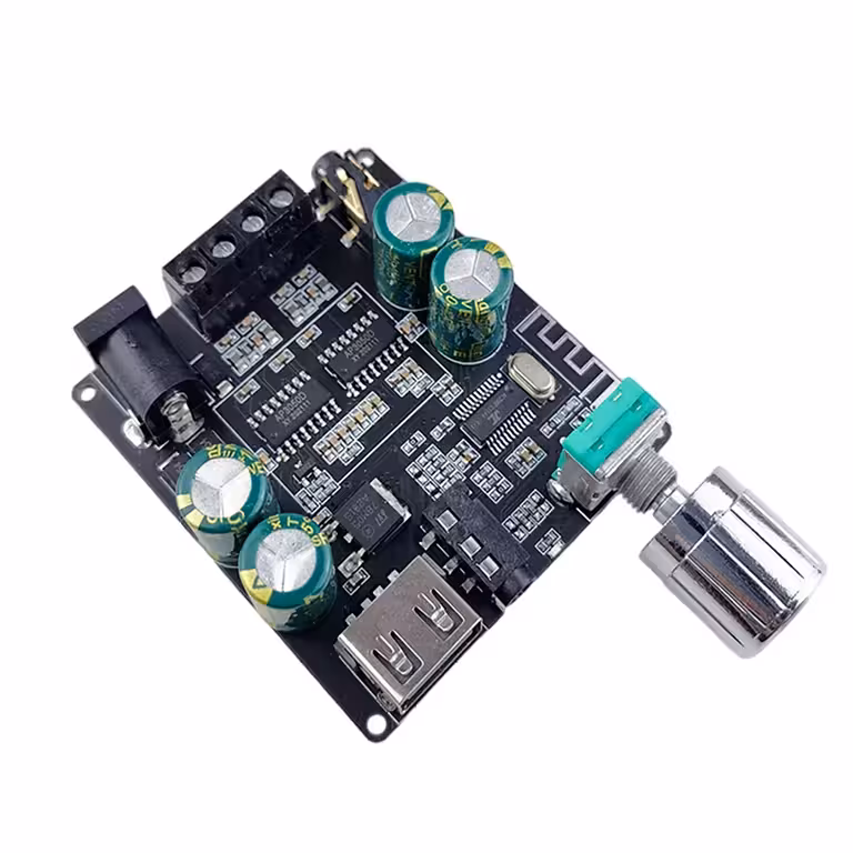 Bluetooth Hi-Fi stereo stiprintuvas 2x100W klasė D – Profesionalus automobilio stereo modulis