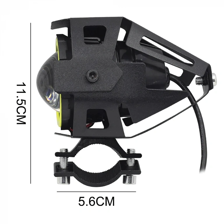 Angel Eyes LED prožektorius dviračiui ar motociklui Angel Eyes LED žibintas dviračiams, motociklams ar paspirtukams