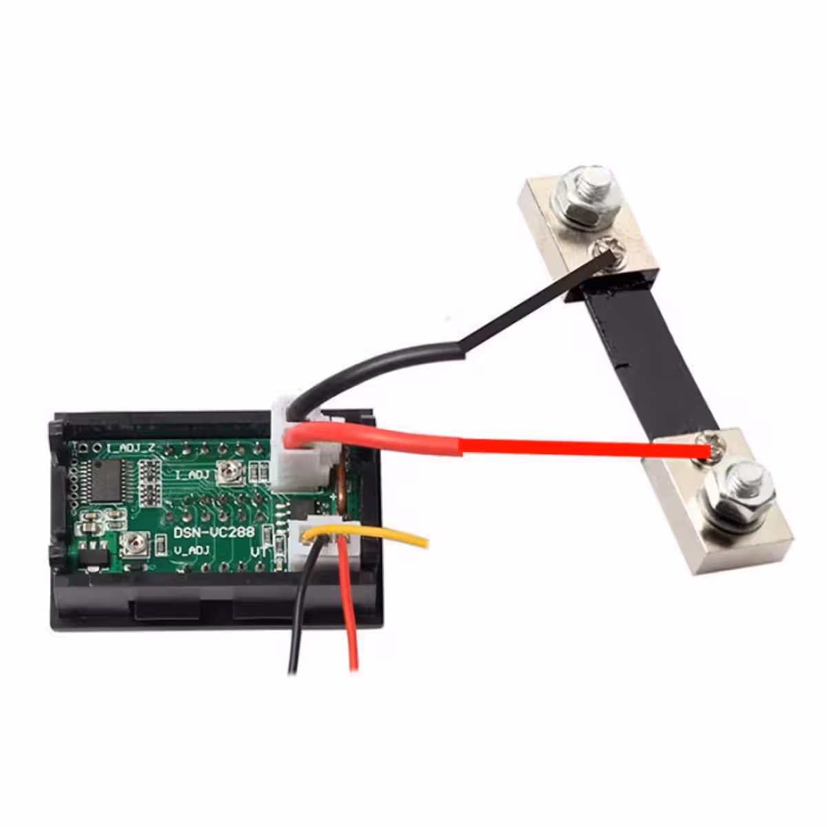 Tikslus ampermetras su šuntu didelėms srovėms