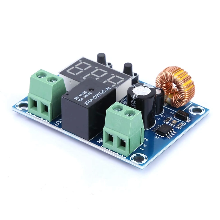 XH-M609 įrenginys su maksimalia 10A srove automatiškam atjungimui