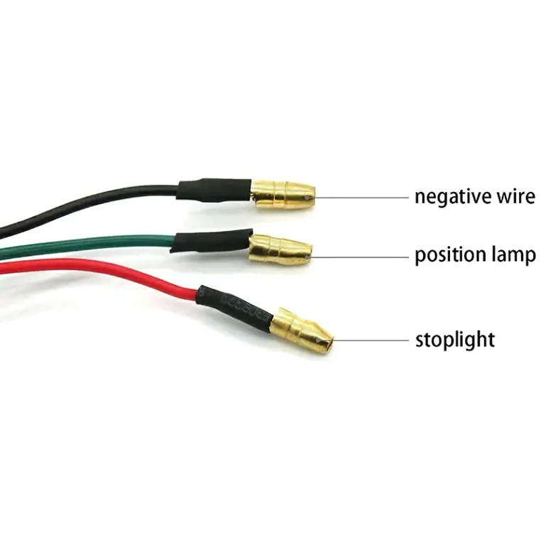 Enduro MX galinio žibinto komplektas Pilna galinė šviesa MX ir enduro motociklams su LED