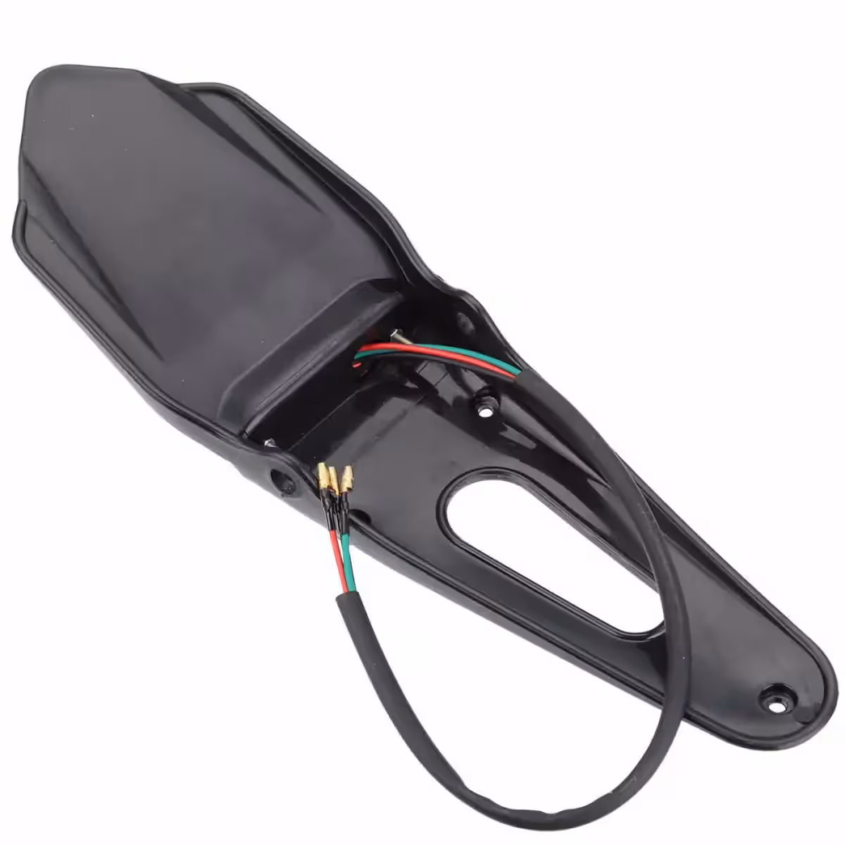 Atsparus LED galinis žibintas su polikarbonato apsauga motociklams