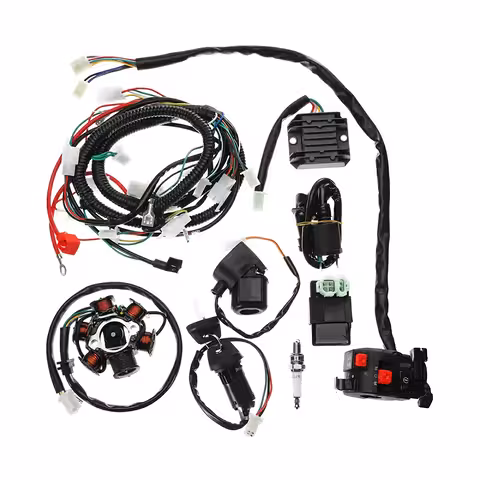 Pilna elektrinė instaliacija ATV Cross GY6 125cc / 150cc – laidų komplektas + paleidimo komponentai
