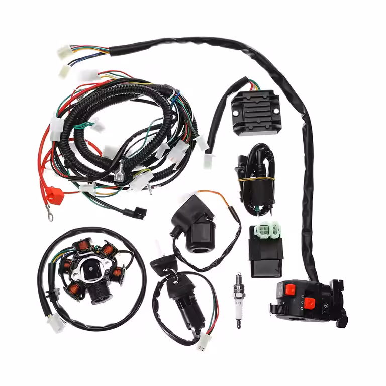 Pilna elektrinė instaliacija ATV Cross GY6 125cc / 150cc – laidų komplektas + paleidimo komponentai