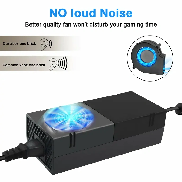 Xbox ONE adapteris su LED indikatoriumi Xbox ONE suderinamas maitinimo šaltinis su LED indikatoriumi