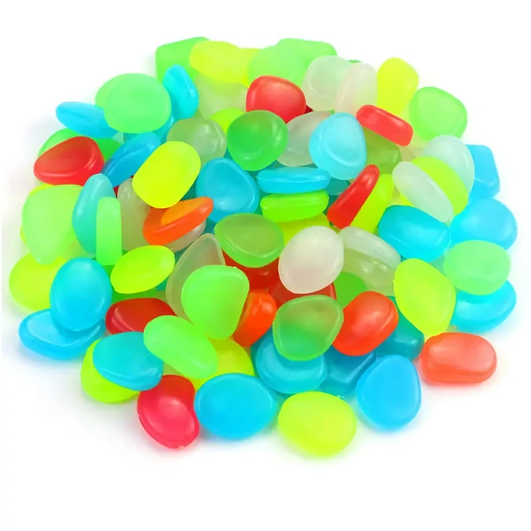 Dekoratyviniai švytintys akmenys Švytinčios dekoratyvinės akmenėlės apželdinimui