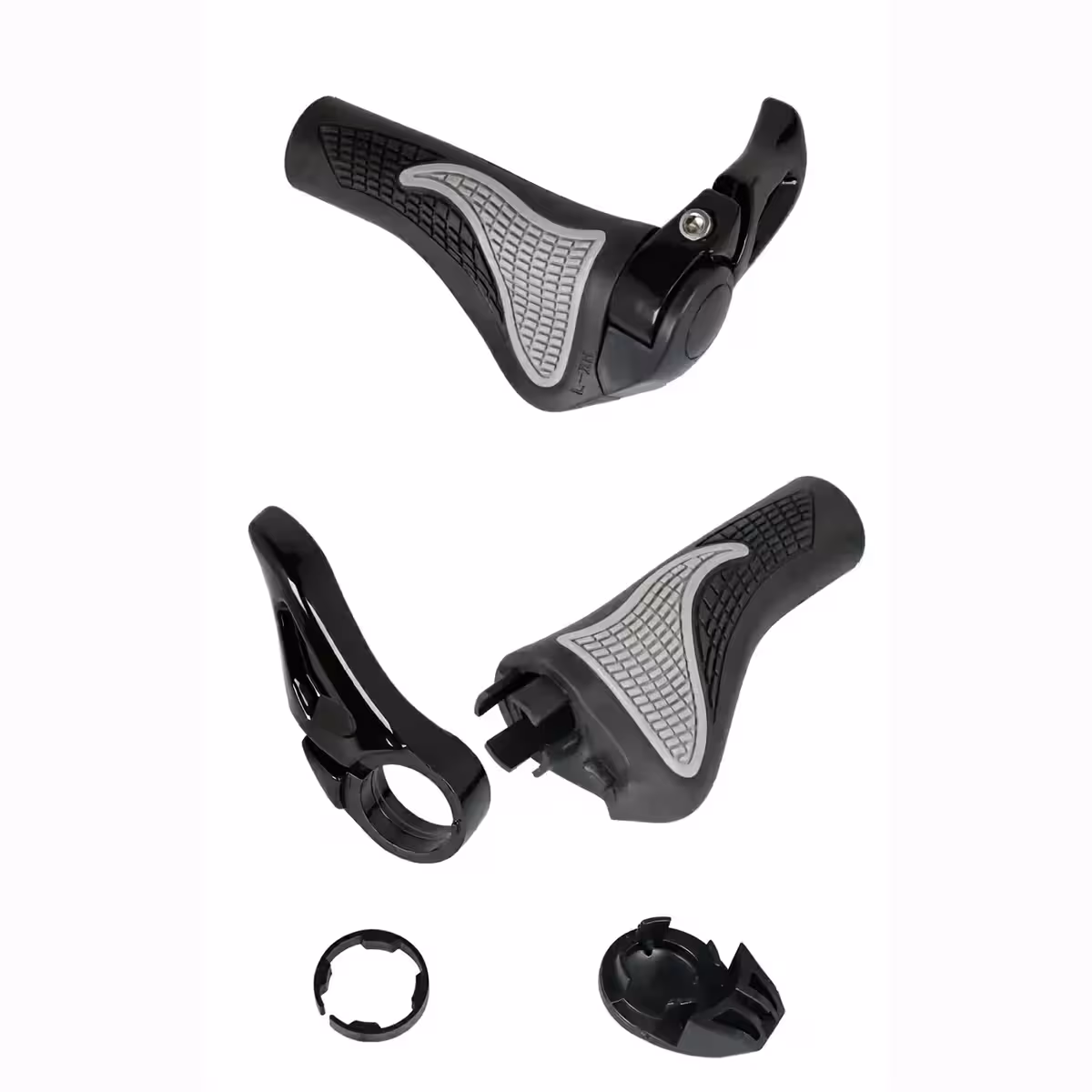 Kalnų dviračio rankenos su rageliais, geresniam palaikymui ir kontrolei