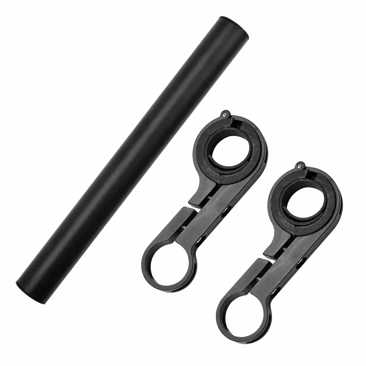 Daugiafunkcis rankenos laikiklis – žibintams, telefonui, signalizatoriui