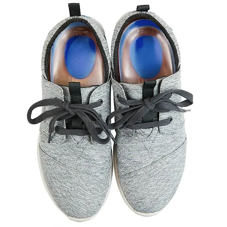 Silikoniniai kulno įdėklai – skausmo mažinimui Minkšti silikoniniai ortopediniai įdėklai, daugkartiniai ir plaunami