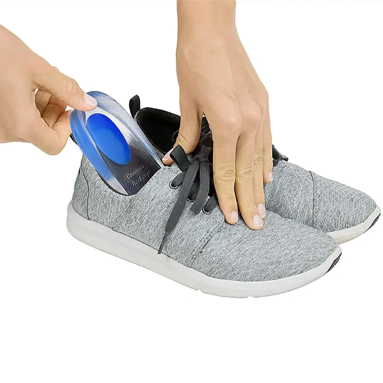 Ortopediniai silikono kulno įdėklai avalynei Ortopedinis kulnų laikiklis, minkštas, idealus pėdų skausmui