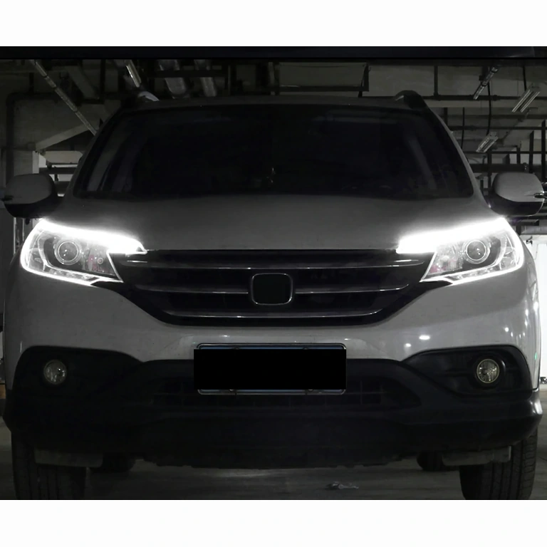 Lengvas DRL LED juostos montavimas DRL LED juosta automobiliui, lengvai montuojama tarp žibintų ir priekinio bamperio