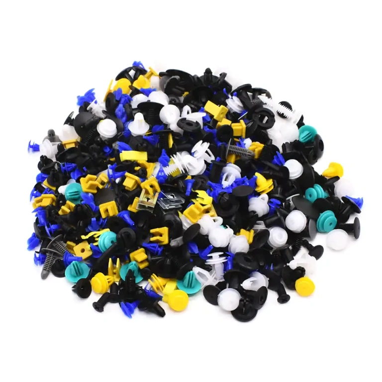 Universali automobilių tvirtinimo komplektas 500 vnt. Universalus kėbulo, lubų ir dekoracijų tvirtinimo spaustukų rinkinys greitiems automobilių remontams