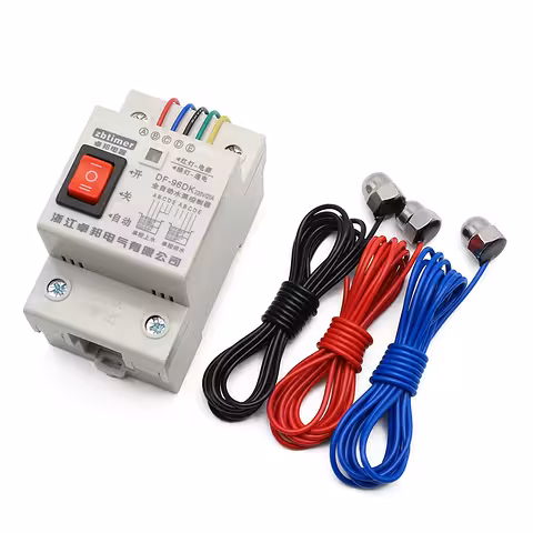Automatinio vandens lygio valdymo relė su 3 jutikliais – elektroninis reguliatorius rezervuarams, baseinams ir tvenkiniams