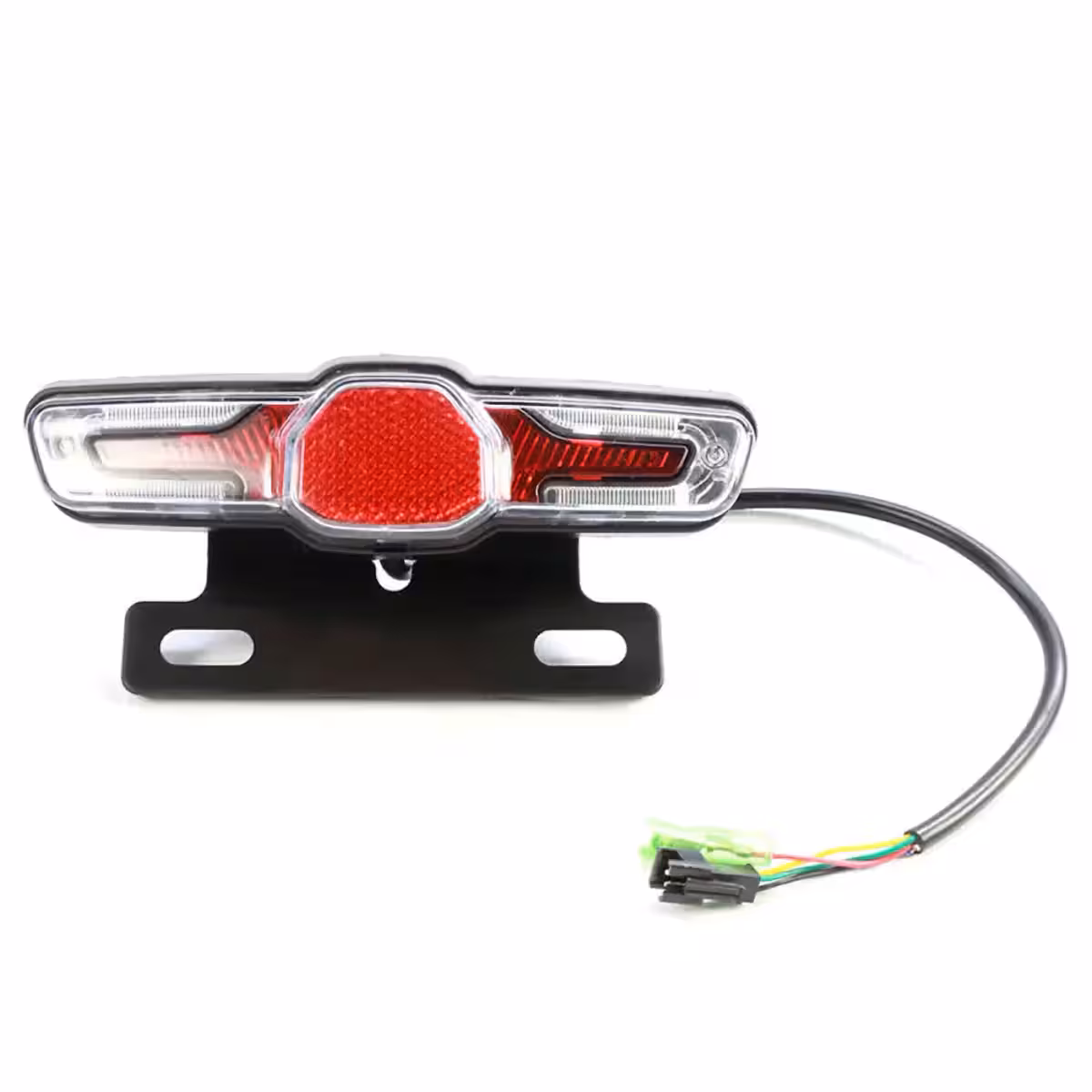 Multifunkcinė lemputė su signalizacijomis ir stabdžiu elektriniams paspirtukams