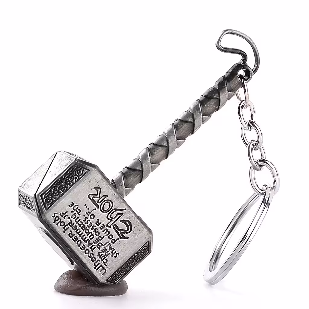 Thor pakabukas – Mjolnir, legendinis griaustinio dievo plaktas