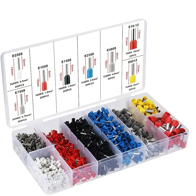 Izoliuotų vamzdelių galų fiksavimo įrankis Specialios replės izoliuotiems vamzdiniams terminalams