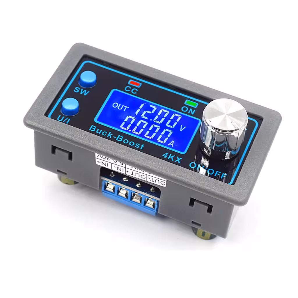 Laboratorinis maitinimo šaltinis 30V 4A Step Up Down DC-DC – reguliuojama įtampa ir srovė, stabili nuolatinė srovė