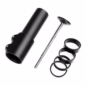 28.6 mm dviračio vairo pakėlėjas – reguliuojamas aliuminio adapteris vairo pakėlimui