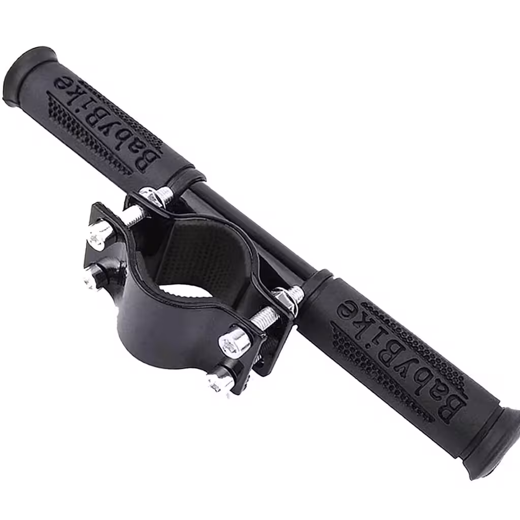 Papildomas vaikų vairo rankena elektriniam paspirtukui – reguliuojamas tvirtinimas 25–45 mm