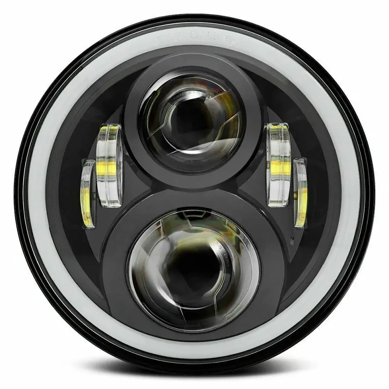 Universalus 7 colių LED žibintas, suderinamas su automobiliu, motociklu, ATV, sunkvežimiu, traktoriu