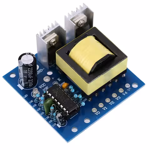 12V į 220V 150W invertoriaus transformatoriaus modulis – adapteris, konverteris DIY automobiliui