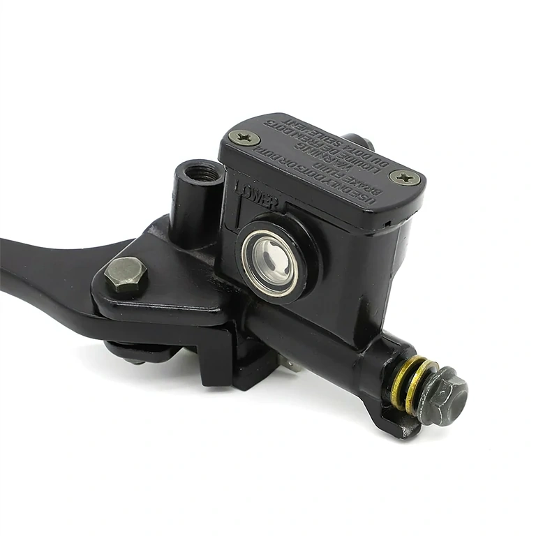 Dešinės priekinės stabdžių svirtelė su hidrauliniu stūmokliu – pit bike ir ATV