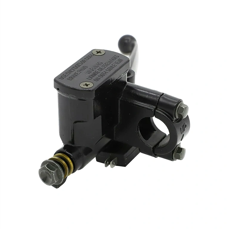 Hidraulinė dešinės rankos stabdžių svirtelė motociklui ar paspirtukui