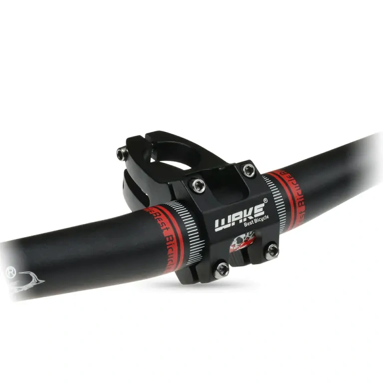 Trumpa juoda aliuminio vairo iškyša dviračiui Juoda aliuminio trumpa iškyša MTB dviračiams, geresnis komfortas ir valdymas