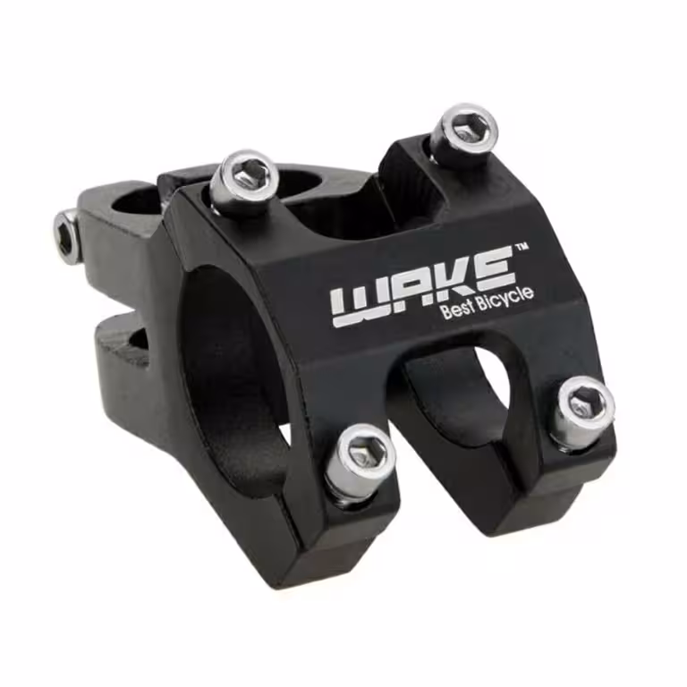 Trumpa MTB dviračio vairo rankena – WAKE 31.8 mm, aliuminis, juodas